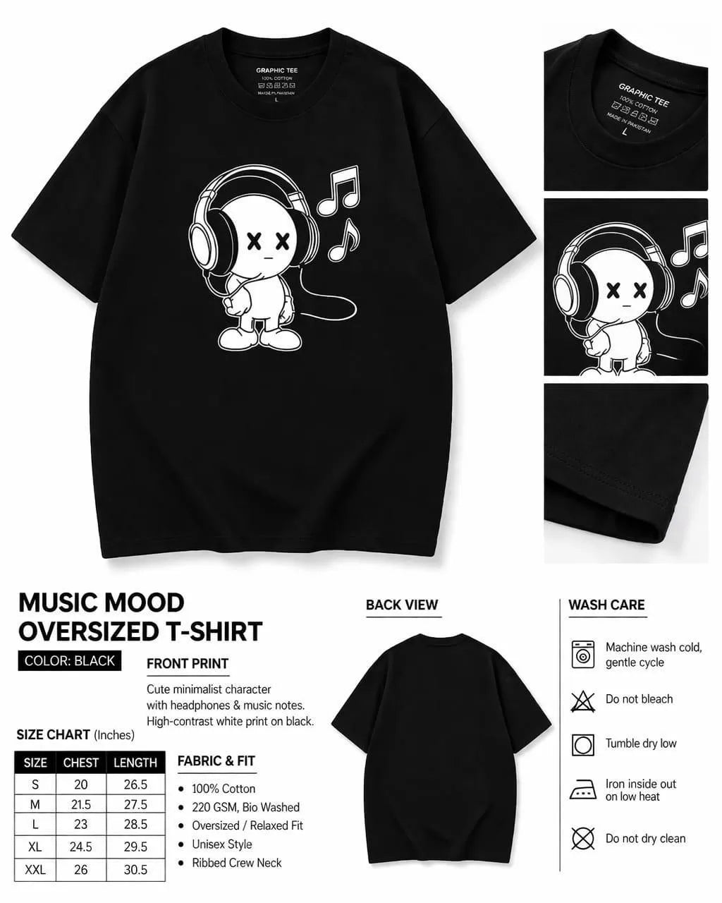 Men's Stylish Logo Printed T-Shirt